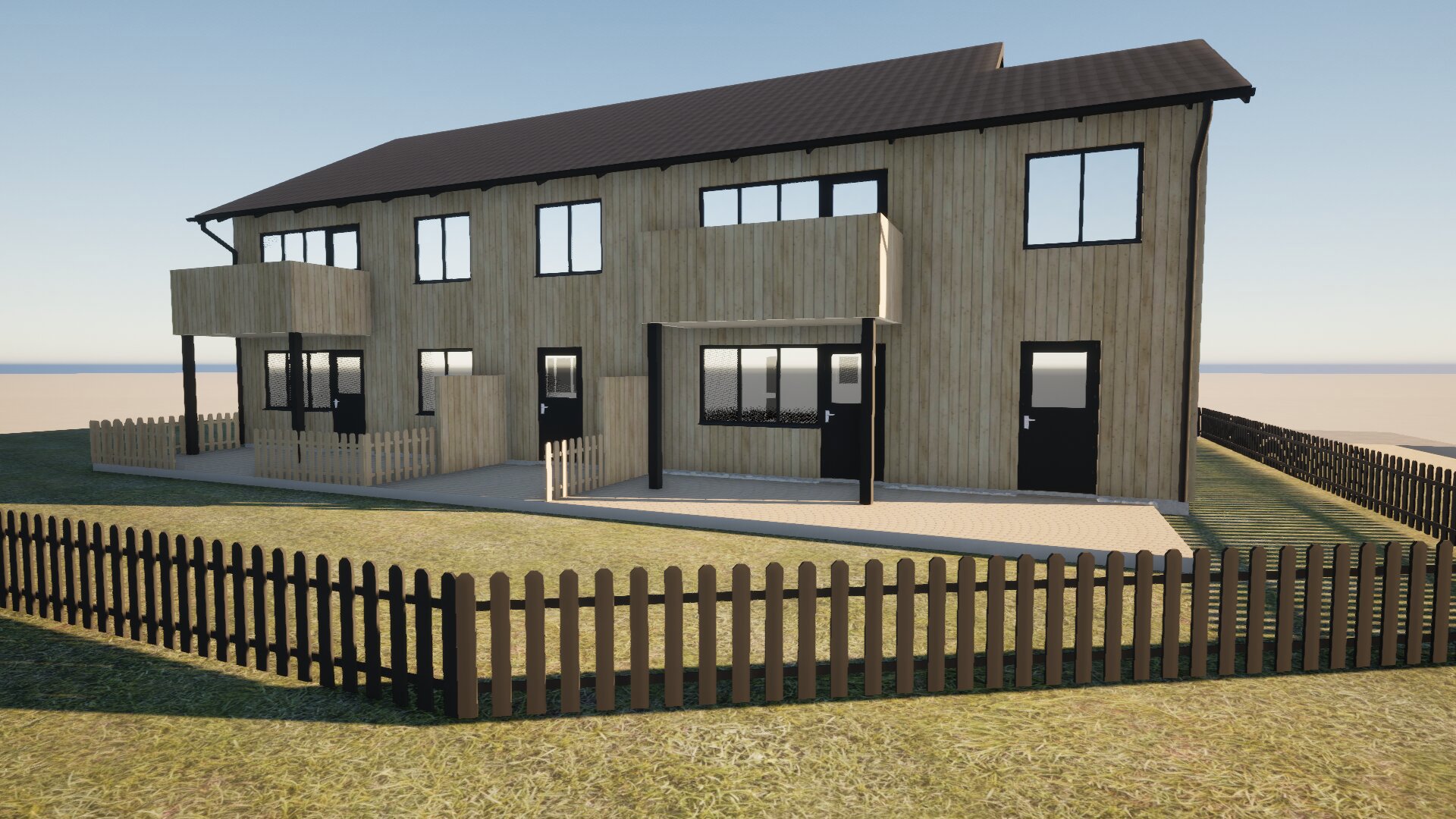 Visionsbild på Kålleredgården efter renovering